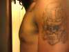 skull n dice tattoo