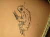 'tree frog' (lining) tattoo