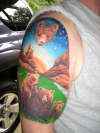 1/2 of Family Bears tattoo