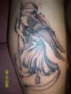 ANGEL W/ BANNER tattoo