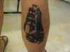 BLACK BOAT tattoo