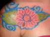 FLOWER W/ LADY BUG tattoo