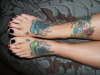Feet tats and Anklet tattoo