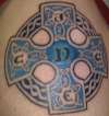 Iona Cross (variation) tattoo