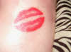 Marilyn Monroe Lips tattoo