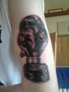 Randy Orton Lobotomy Gask Mask Tattoo tattoo