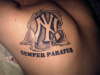 yankees. uscg tattoo