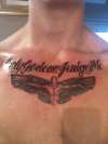 "Only God Can Judge Me" tattoo