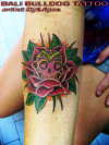 Skull n rose tattoo