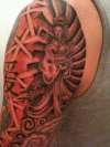 back of arm tattoo