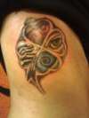 clover bolt tattoo