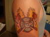 fire fighter tattoo