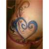 incomplete heart tattoo