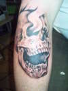 more skull tattoo