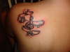music tattoo