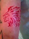 red lion tattoo
