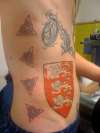 rib cage tattoo