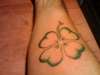 4 leaf clover tattoo