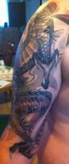 Dragon Half Sleeve tattoo
