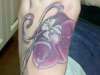 Foot Orchid tattoo