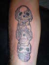 Hear No Evil, See No Evil, Speak No Evil tattoo