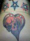 Heart/Skull & Stars tattoo