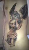 Ribcage Angel tattoo