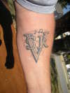 SRV tattoo