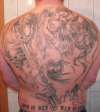 Full back tattoo