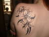 black lilies tattoo