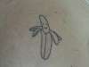 Banana tattoo