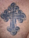 Celtic cross tattoo