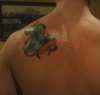 irish clover/flag tattoo