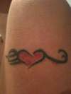 lil heart tattoo