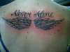 never alone tattoo