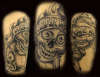 Boog Skull tattoo by Ray Tutty tattoo