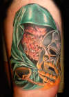 Dr. Doom By Beto Munoz Of Monkeproink.com tattoo