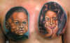 Faces of his Kids by Beto Munoz of Monkeyproink.com tattoo