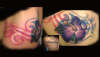 Flower cover-up By Beto Munoz Of Monkeyproink.com tattoo