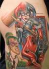 Harley Quinn By Beto Munoz Of Monkeyproink.com tattoo