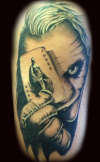Joker tattoo by Ray Tutty tattoo