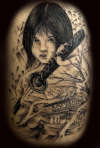 Samurai tattoo by Ray Tutty tattoo