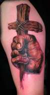 Strength of faith by Beto Munoz of monkeyproink.com tattoo