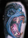 Wererwolf by Beto Munoz of Monkeyproink.com tattoo