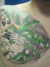dragon chest piece session 2 tattoo