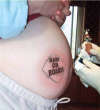 Baby on board tattoo