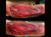 muscle tissue tear by Beto Munoz of monkeyproink.com tattoo