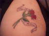 rose and some names tattoo