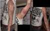 rose/skull sleeve tattoo tattoo