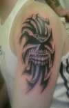 tribal skull tattoo tattoo